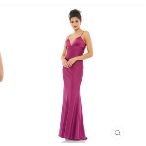 Mac Duggal Mulberry Silk Gown